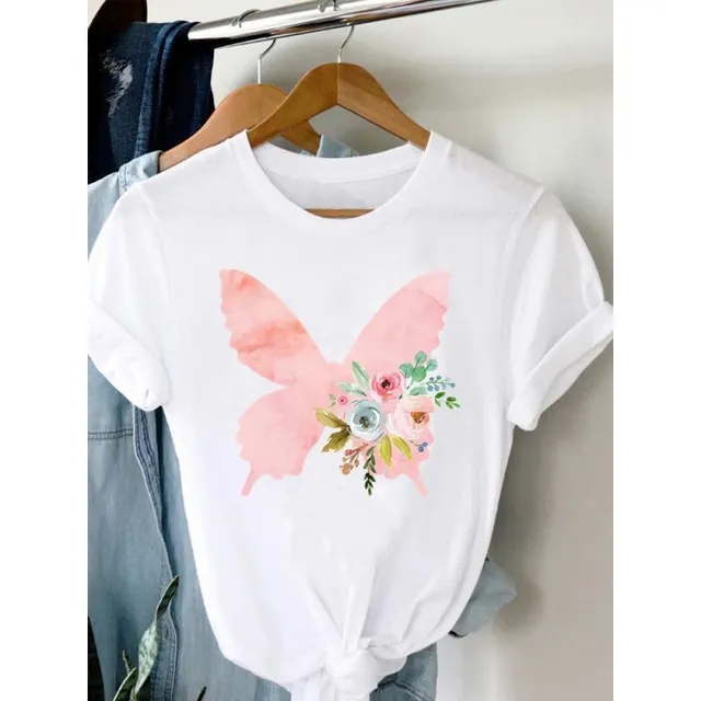 Women's Plus Size Short sleeved T shirt Mgq29947 - Shop at LoveMi