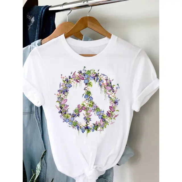 Women's Plus Size Short sleeved T shirt Mgq30229 - Shop at LoveMi