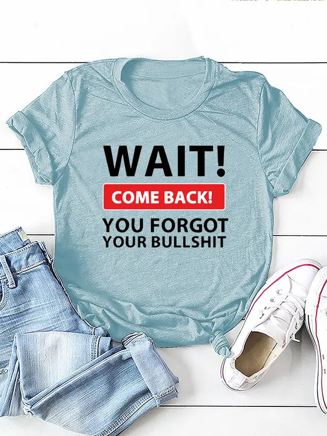 Women's Fashion Casual Short Sleeve Skyblue - Shop at LoveMi