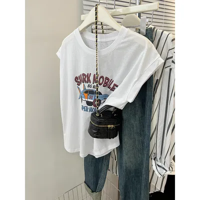 Women's Fashion All matching Loose Sleeveless Top White - Shop at LoveMi