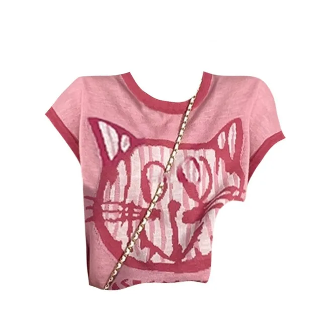Summer New Half Sleeve Short Top Pink - Shop at LoveMi