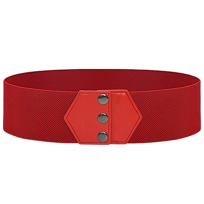 Women's Fashion Solid Color Elastic Band Red - Shop at LoveMi