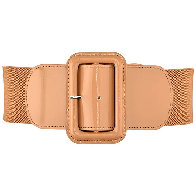 Women's Fashion All match Fitted Waist Sweater Coat Stretch Belt Camel - Shop at LoveMi