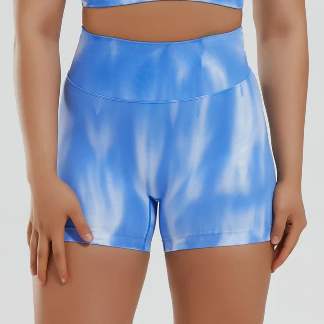 New Products In Stock Quick drying Yoga Suit Sports Vest Yoga Shorts Blue Shorts - Shop at LoveMi