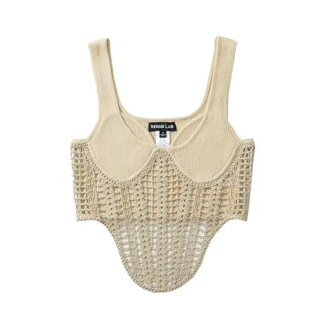 Women's Fashion Solid Color Camisole Beige - Shop at LoveMi