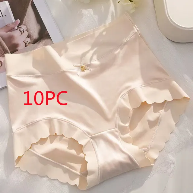 Women's Fashion Simple High Waist Belly Contracting Bum Lift Shorts Skin Color 10Pc - Shop at LoveMi