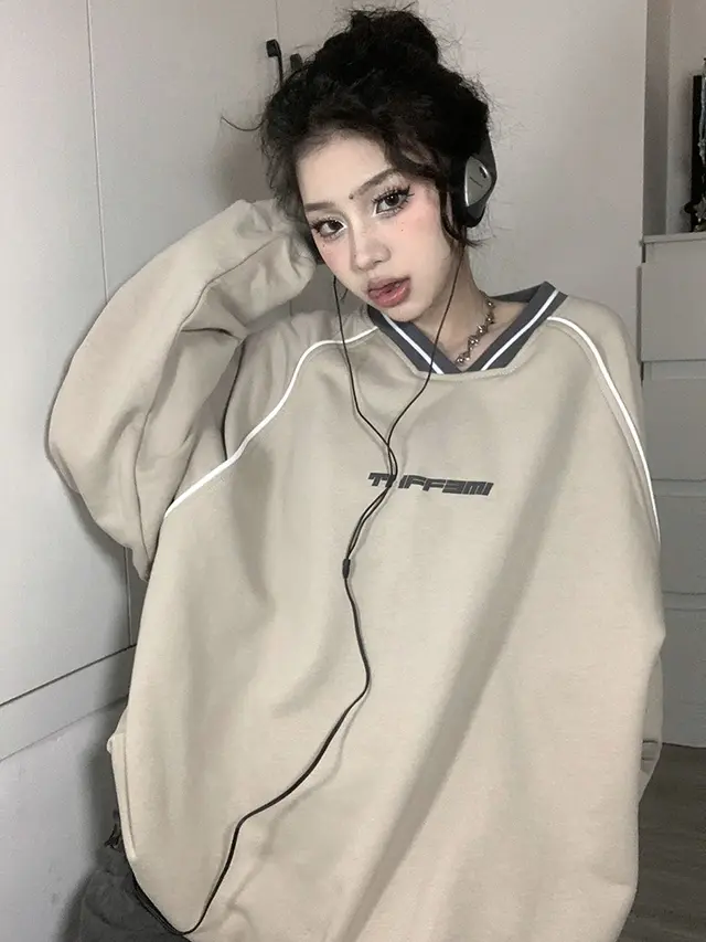 Women's Early Autumn New Retro Design Cotton Sweater - Shop at LoveMi