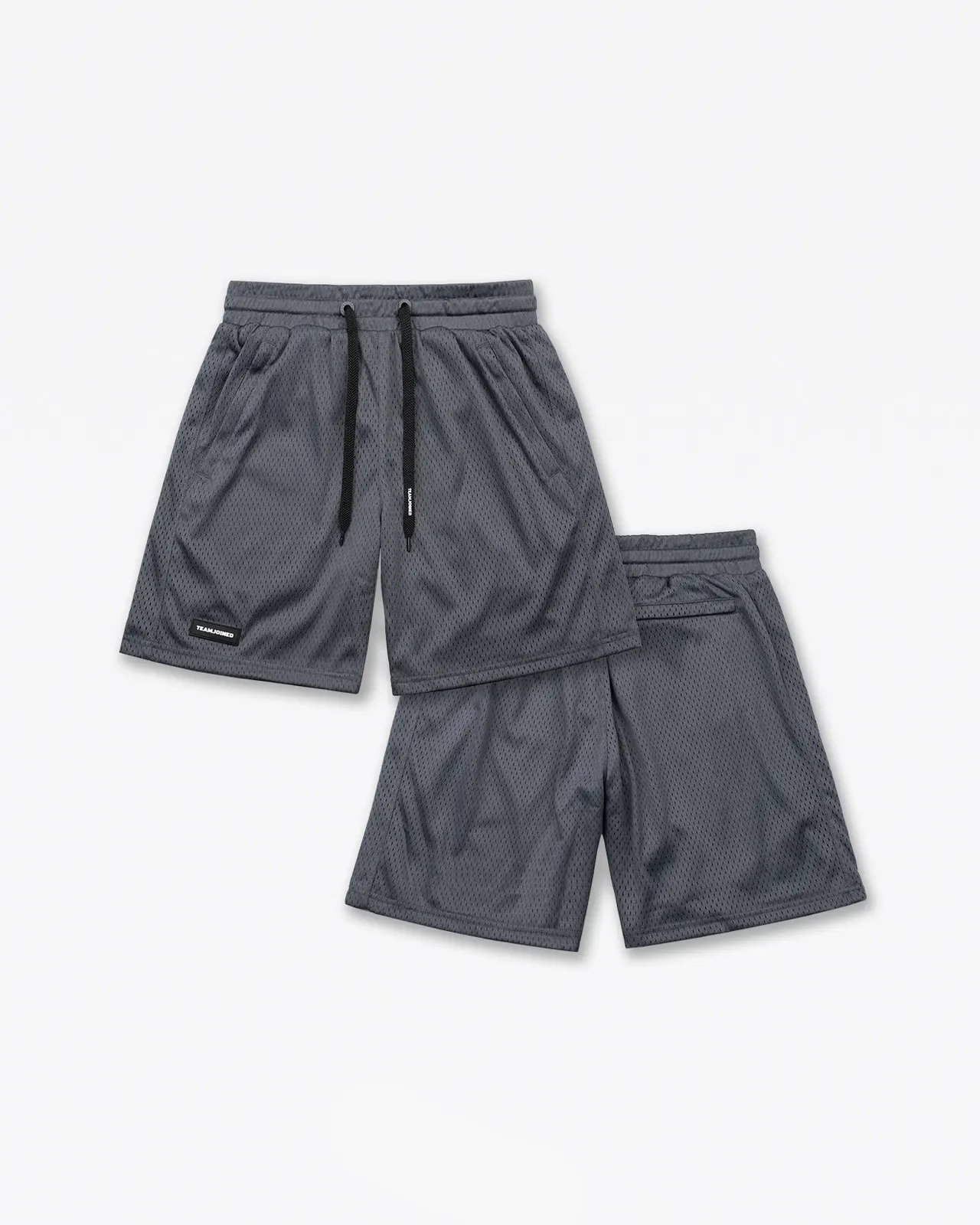 Retro Men's Breathable And Loose Shorts Fitness Sports Leisure - Gray
