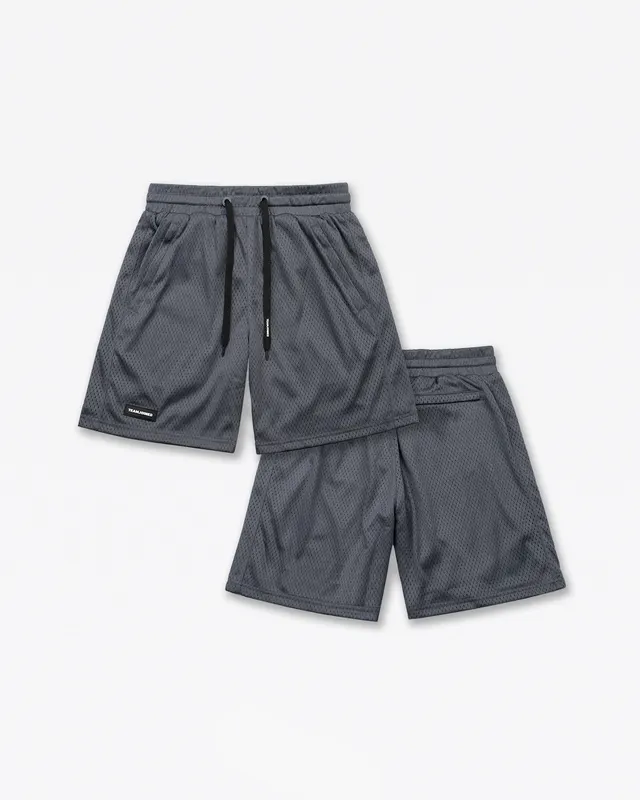 Retro Men's Breathable And Loose Shorts Fitness Sports Leisure Gray - Shop at LoveMi