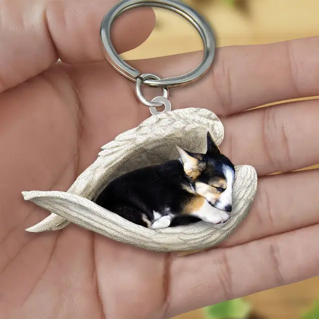 Creative Fashion Cute Dog shaped Acrylic Keychain 57Style - Shop at LoveMi