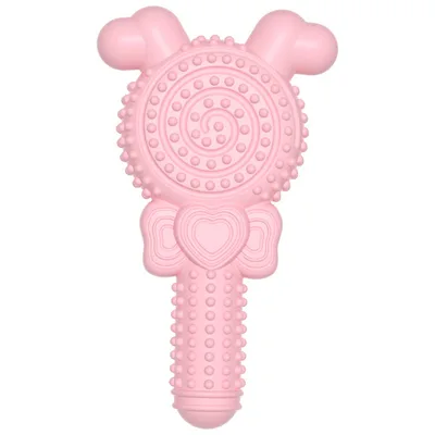 TPR Lollipop Bite resistant Molar Bite resistant Dog Toy Pink - Shop at LoveMi