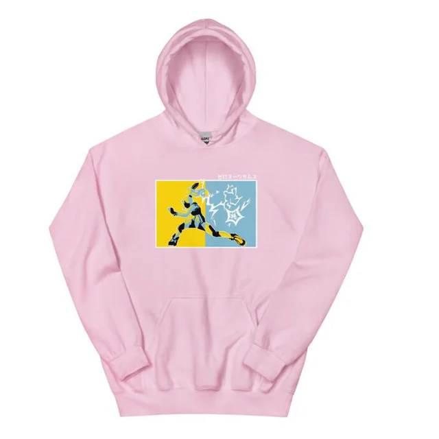 Plasma Whip Hoodie Loose European And American Long Sleeve Light Pink - Shop at LoveMi