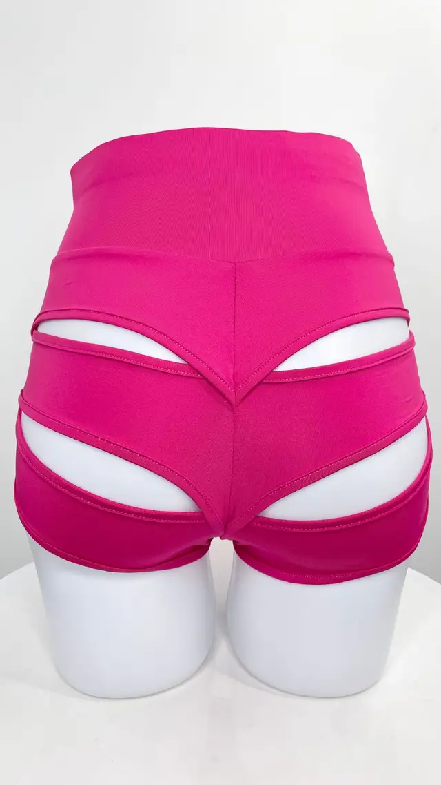 Sports Fitness Yoga Women's Nightclub Shorts Rose Red - Shop at LoveMi