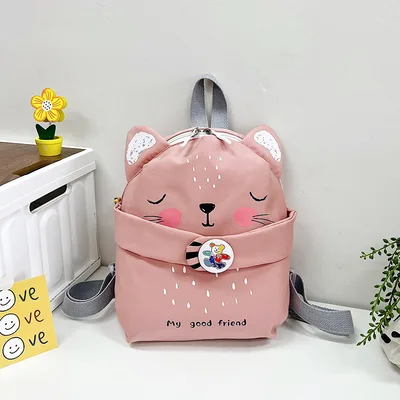 Cartoon Large Capacity Lightweight Girl's Backpack Ins Female Pink - Shop at LoveMi