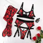 Red Leopard Print