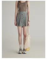Blue Coffee Skirt