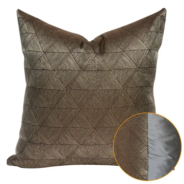 Modern Minimalist Brown Living Room Sofa Cushion Cushion Brown Ab None Rolled Style - Shop at LoveMi