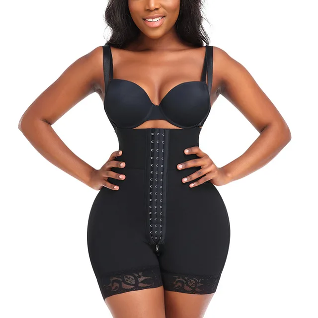 Women's Fashion Simple And Tight Belly Contracting Hip Lift Body Shaping Corset Black - Shop at LoveMi