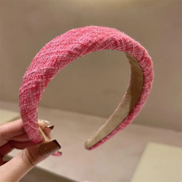 Classic Style Rose Red Sponge High Skull Top Headband F - Shop at LoveMi