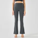 6020 Wide Leg Pants Dark Gray