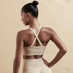 6606 Cross Bra Khaki