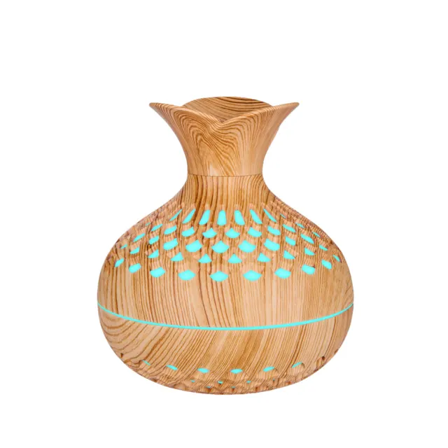 Mini Desktop Creativity Three leaf Flower Humidifier Light Wood Grain Style - Shop at LoveMi