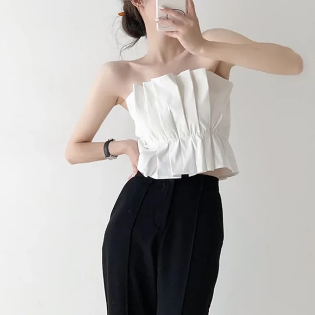 Women's Fashion Elegant Bottoming Top White - Shop at LoveMi