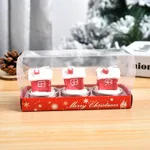 Christmas Crafts Candle Painted Decoration Christmas Gift - House Style