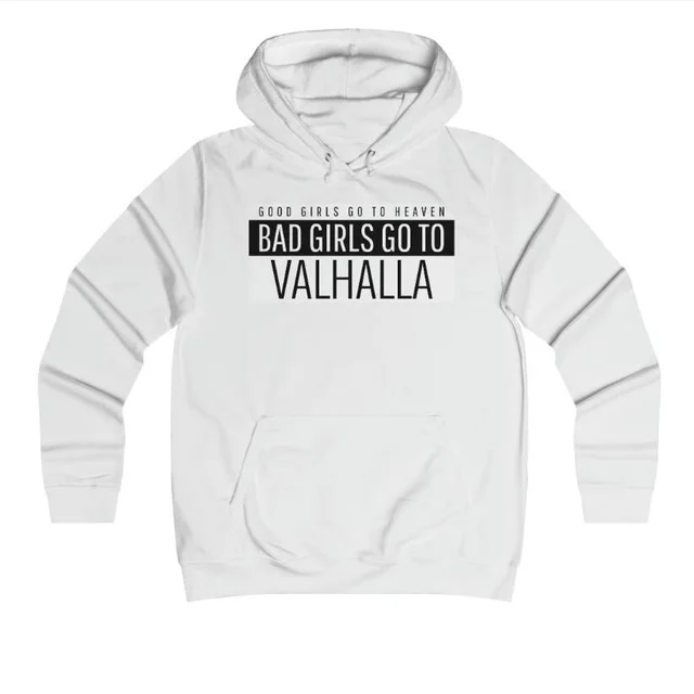 European And American Letter Print Hoodie White - Shop at LoveMi