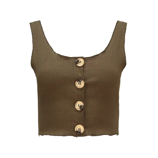V neck Nightclub Backless Camisole Lace up Sleeveless Bottoming Top Green - Shop at LoveMi