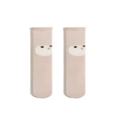 Baby Tube Socks Loose Mouth Boneless Not Tight Legs Khaki - Shop at LoveMi