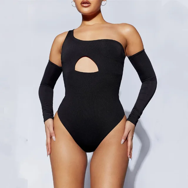 Stylish Inside With Romper Sexy Spice Clothes Women's Bodysuit Black - Shop at LoveMi