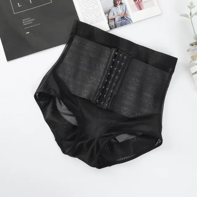 Women's Fashion Shaping High Waisted Tuck Pants Black - Shop at LoveMi