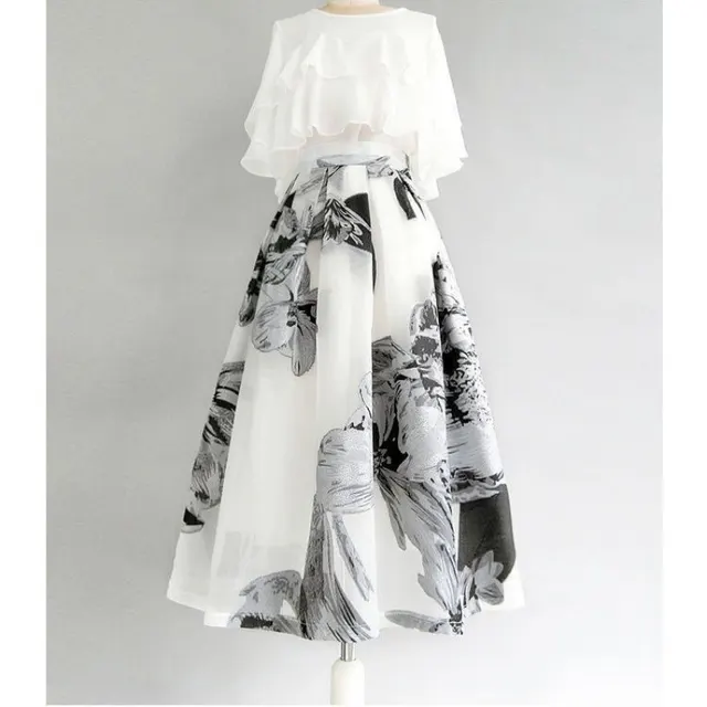 Loose Shirt Top Skirt Suit White Top And Skirt - Shop at LoveMi