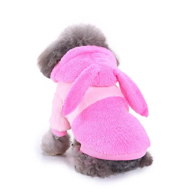 Dog Winter Clothing Coat Reflective Cotton Dz180 Pink - Shop at LoveMi