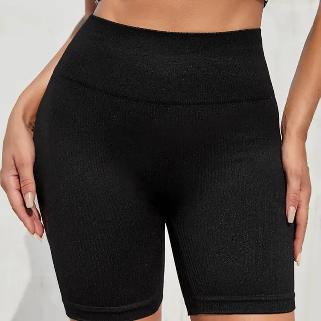 Women's Fitness Seamless High Waist Tummy Control Fitness Pants Black - Shop at LoveMi