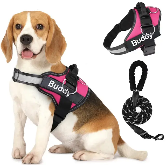 Pet Clothing Dog Couple Chest Strap Rope Pink - Shop at LoveMi