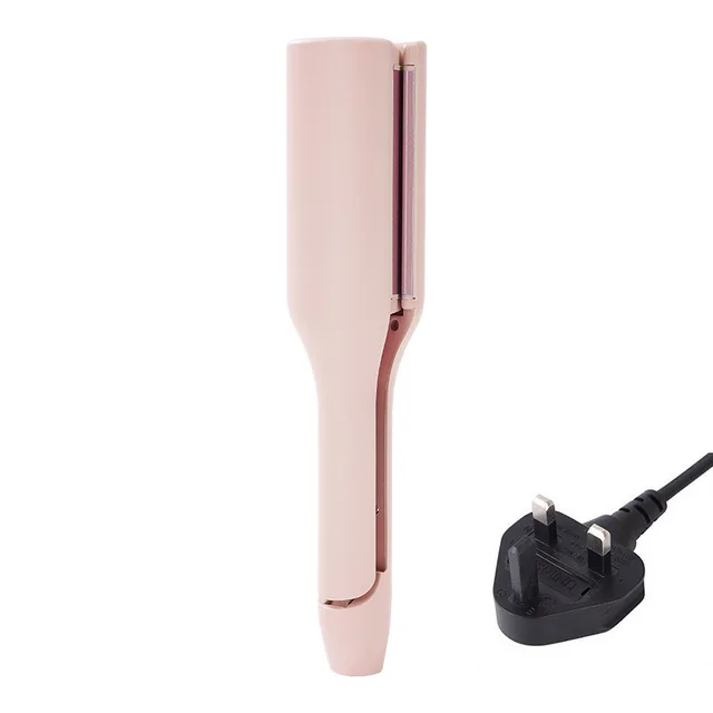 32mm French Egg Roll Hair Curler Water Ripple British Standard Pink - Shop at LoveMi