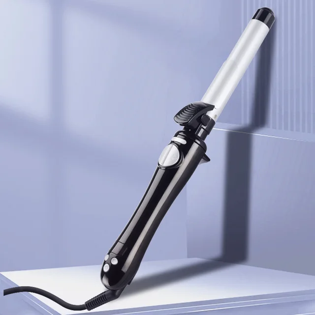 Automatic Hair Curler Large Roll Big Wave 25mm Electric Hair Curler Hair Curler Black Silver American Standard - Shop at LoveMi