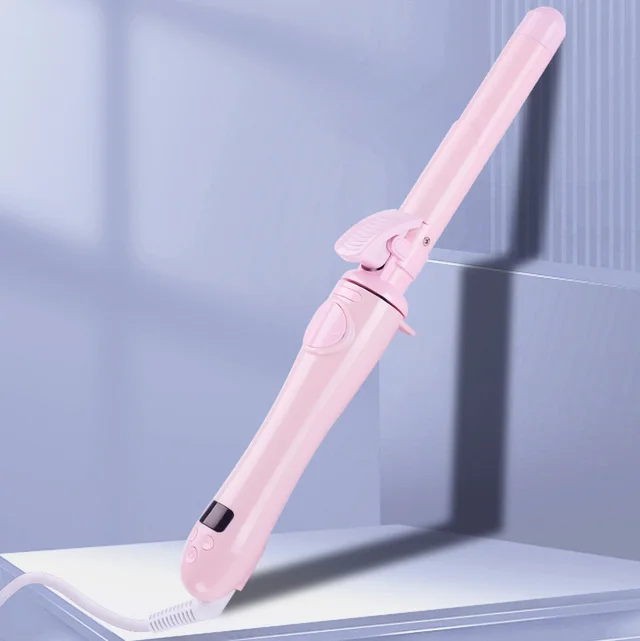 Automatic Hair Curler Large Roll Big Wave 25mm Electric Hair Curler Hair Curler Pink European Standard - Shop at LoveMi