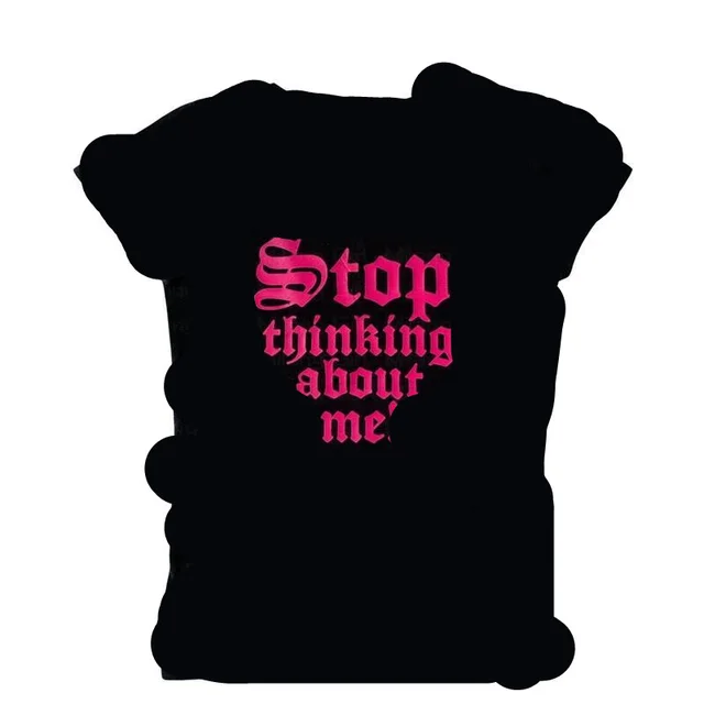 English Printed Dark High Street Hipster Women's Top Black - Shop at LoveMi