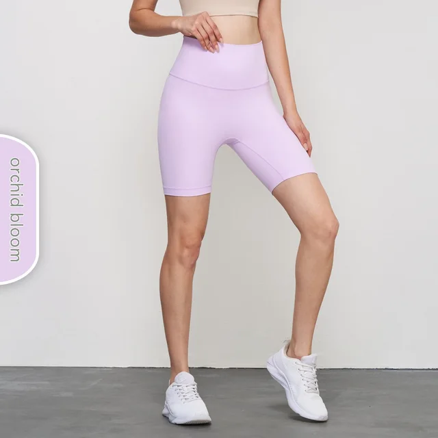 Fitness High Elastic Tight Yoga Pants Orchid Blooming - Shop at LoveMi