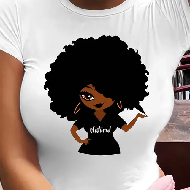 Large Size Women's Loose T shirt Printing 3632 - Shop at LoveMi