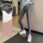 Women's Autumn And Winter High Waist Tight Leggings - Gray