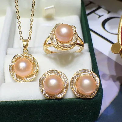 Freshwater Pearl Necklace For Women All match Suit Pink - Shop at LoveMi