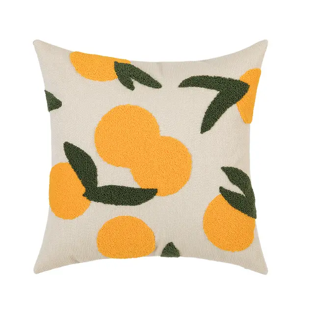 Cushion Pillow Cover Home Sofa Pillow Chunhui Sweet Orange - Shop at LoveMi