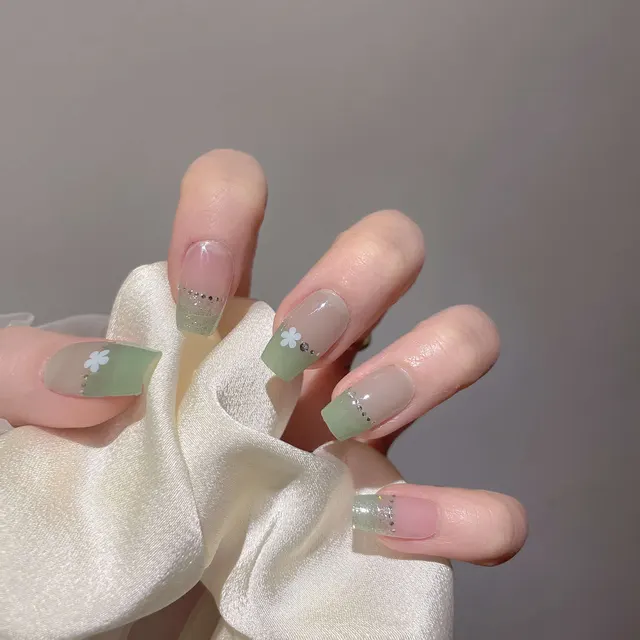 New Arrivals Colorful Design Korea Semi Cured Gel Nail Sticker Pure Black Fashion Women Nail Art Sticker 5 Style - Shop at LoveMi