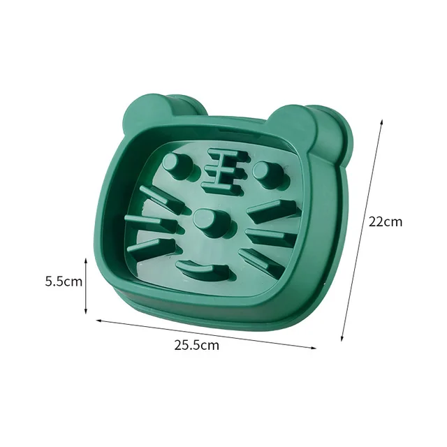 Food Bowl Dog Basin Small And Medium sized Dogs Anti choke Food Basin Large Rice Basin Pet Supplies Green - Shop at LoveMi