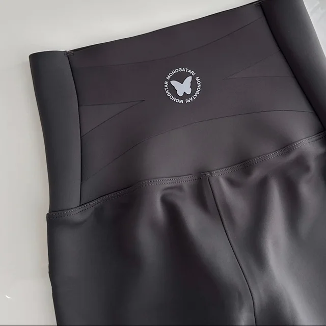 Fleece lined Belly Contracting And Hip Lifting Weight Loss Pants Sanding Ink Gray - Shop at LoveMi
