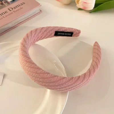 Cute Girl Going Out With Wide Brim Hair Hoop Twill Style - Shop at LoveMi